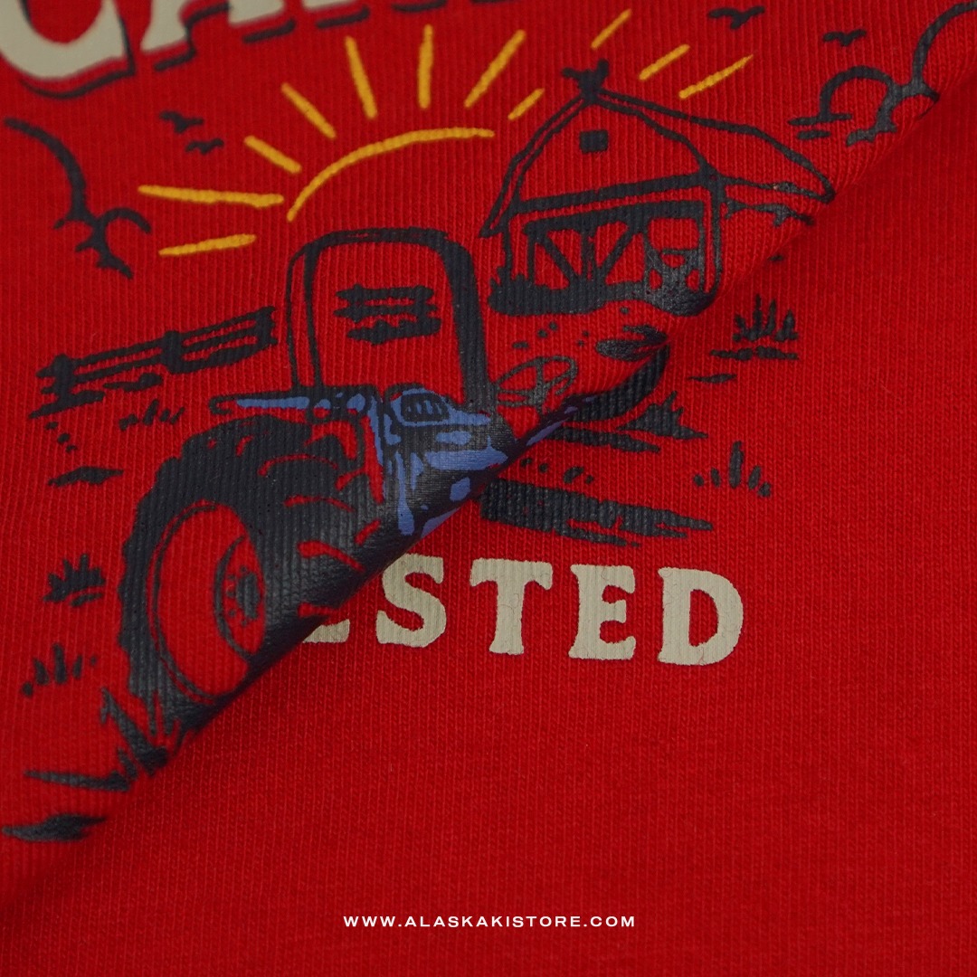 Shortsleeve Baby Jumper Red CR4022
