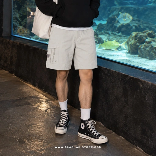 Cargo Short Pants Light Grey CO6009
