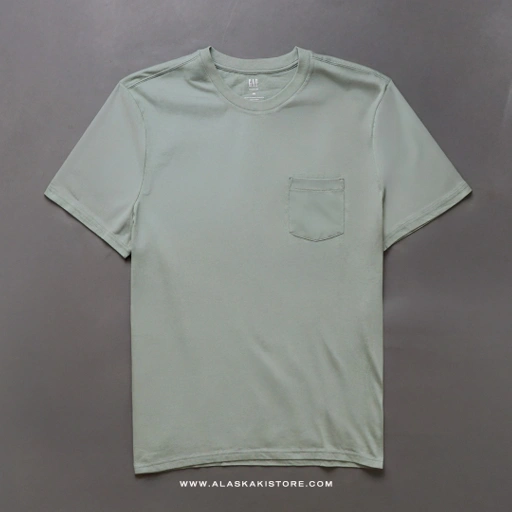 Image of Standard Fit Pocket Tee Olive GA4061