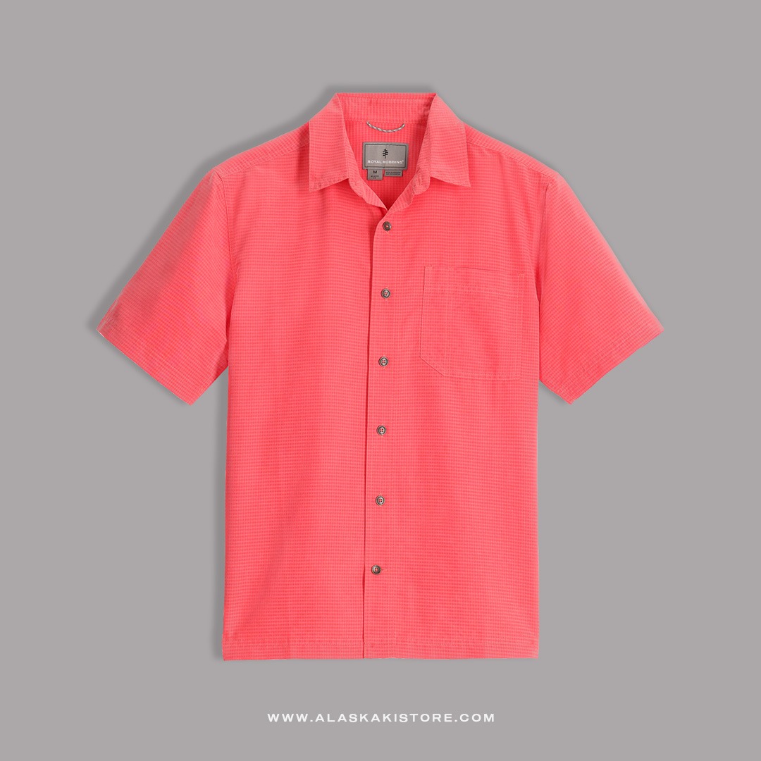 Pucker Dry Short Sleeve Shirt Red RR2009