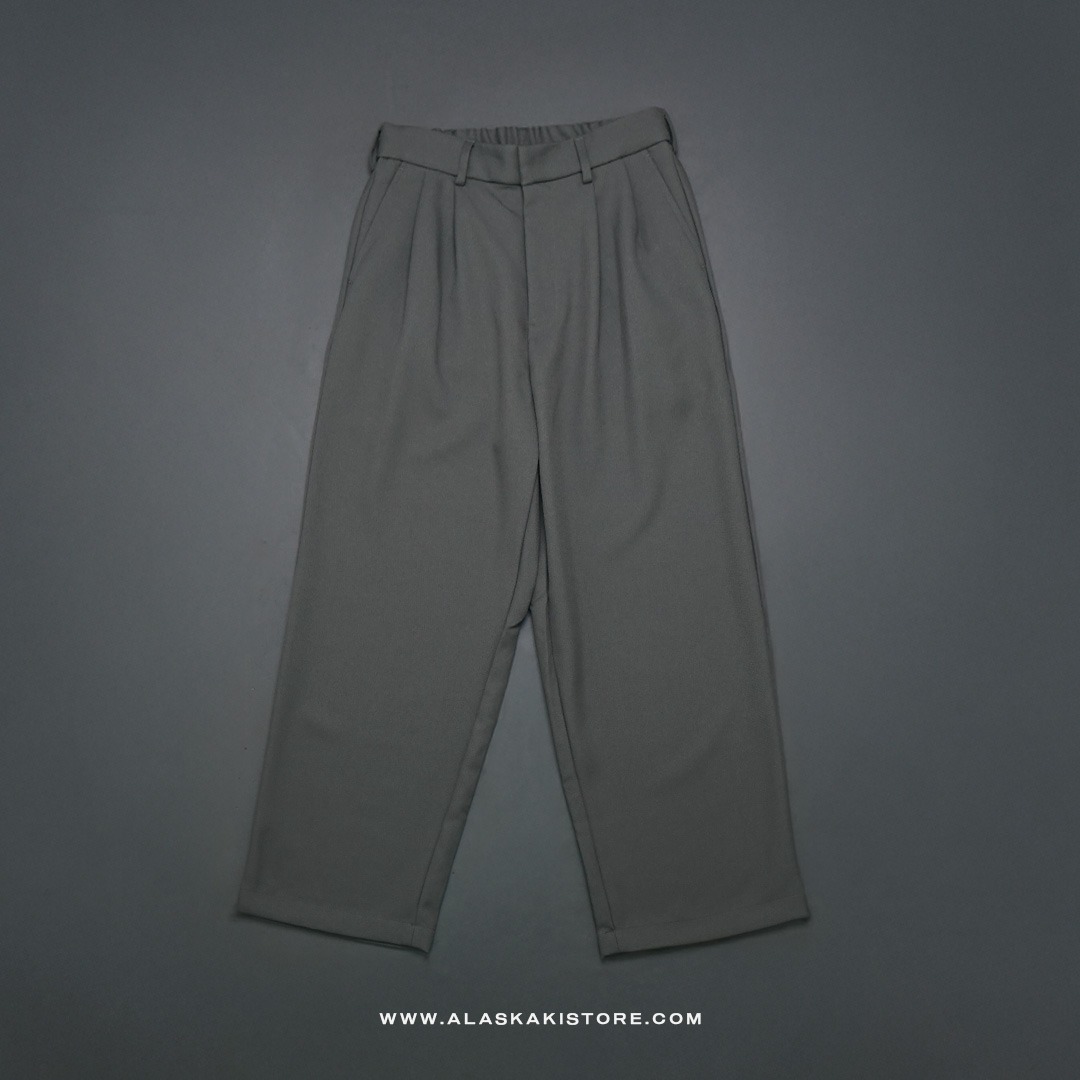 Wide Loose Pants Olive GU5037