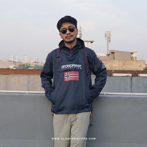 Image of Windbreaker Jacket Navy GN1008