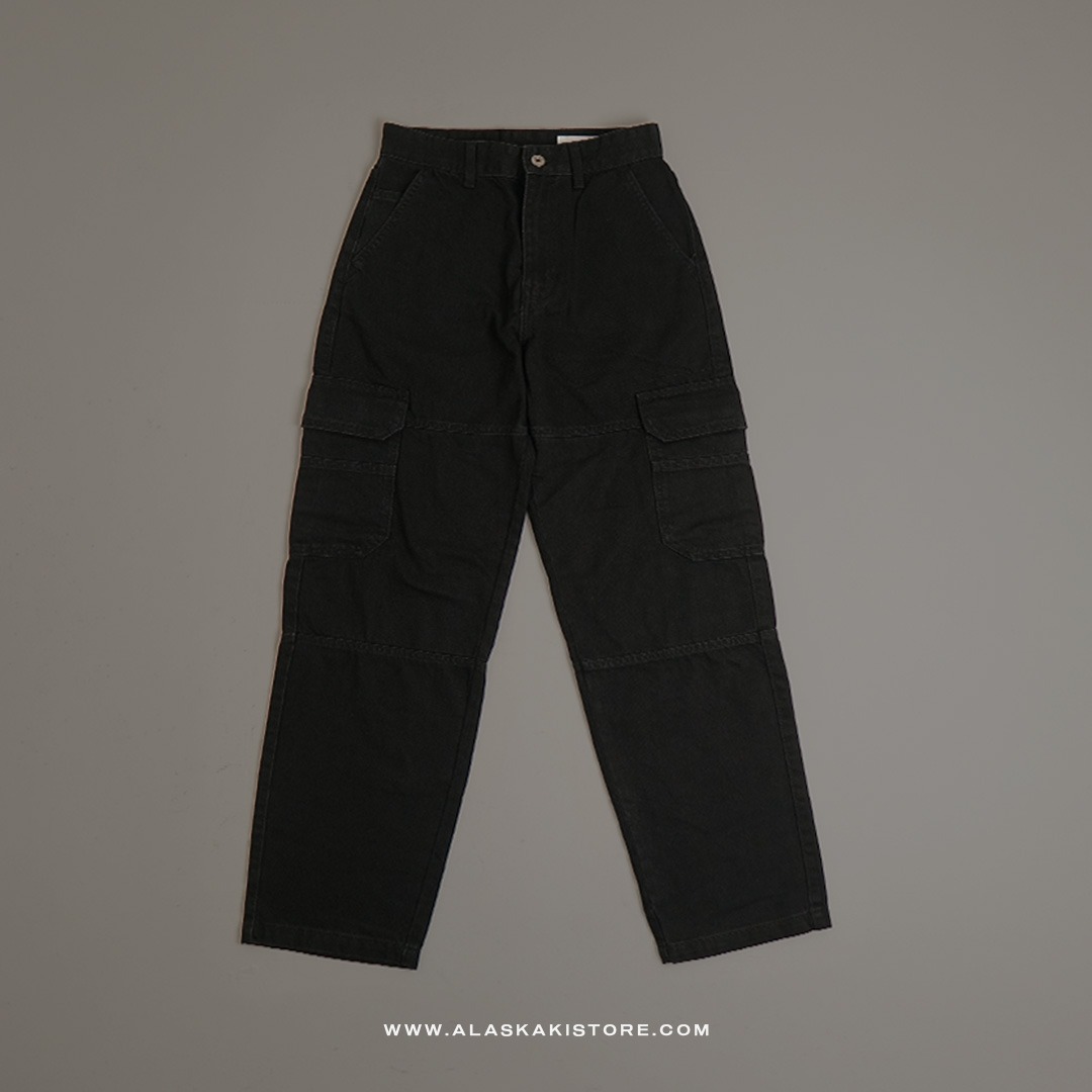 Loose Cargo Pants Black BS5033
