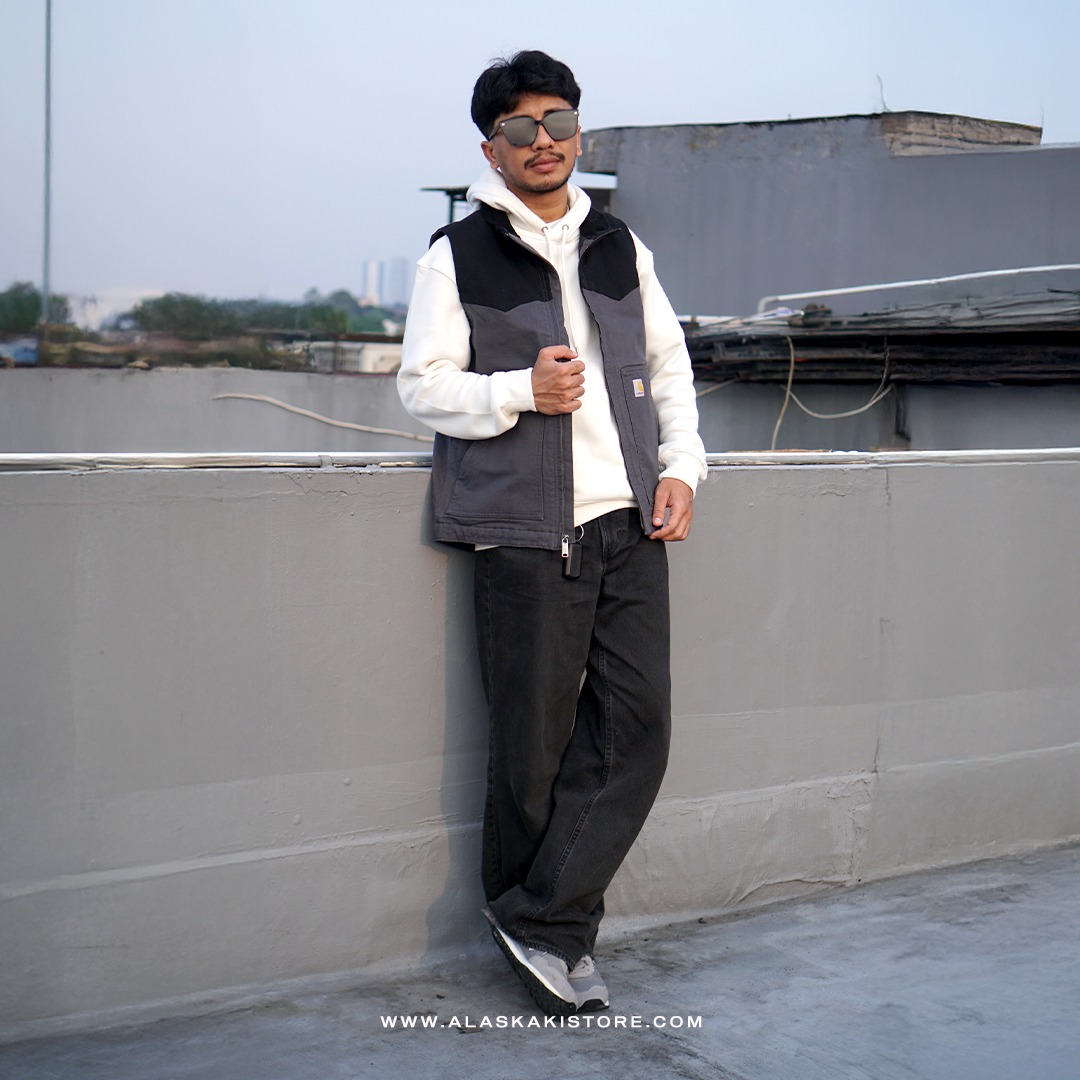 Montana Vest Jacket Dark Grey CR1008