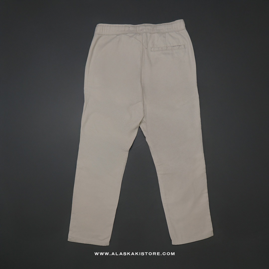 Straight Fit Linen Pants Beige ON5103