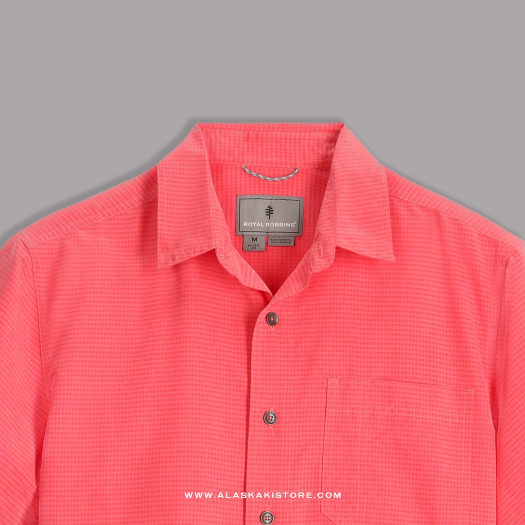 Pucker Dry Short Sleeve Shirt Red RR2009