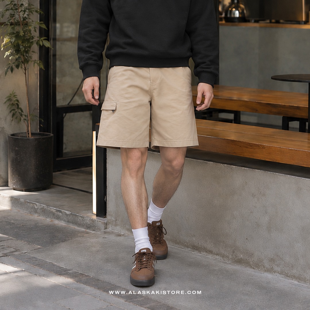 Cargo Short Pants Beige CO6004