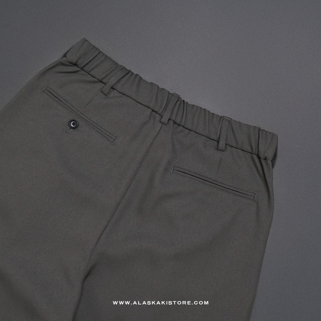 Wide Loose Pants Olive GU5037