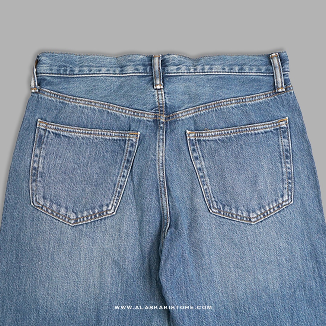 Loose/Relaxed Fit Jeans Blue Washed GA5026
