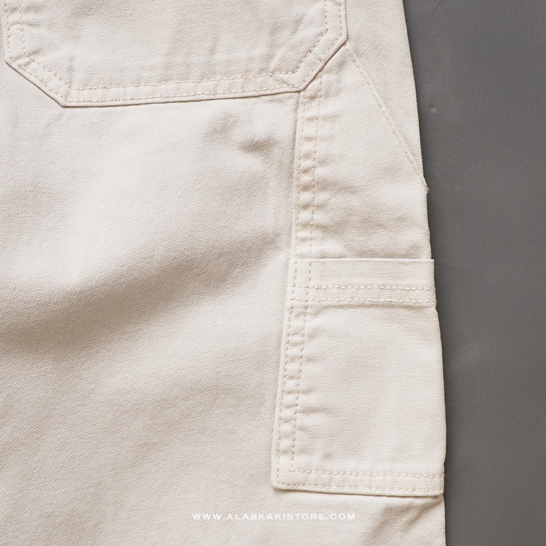 Baggy Carpenter Pants Off White AP5004