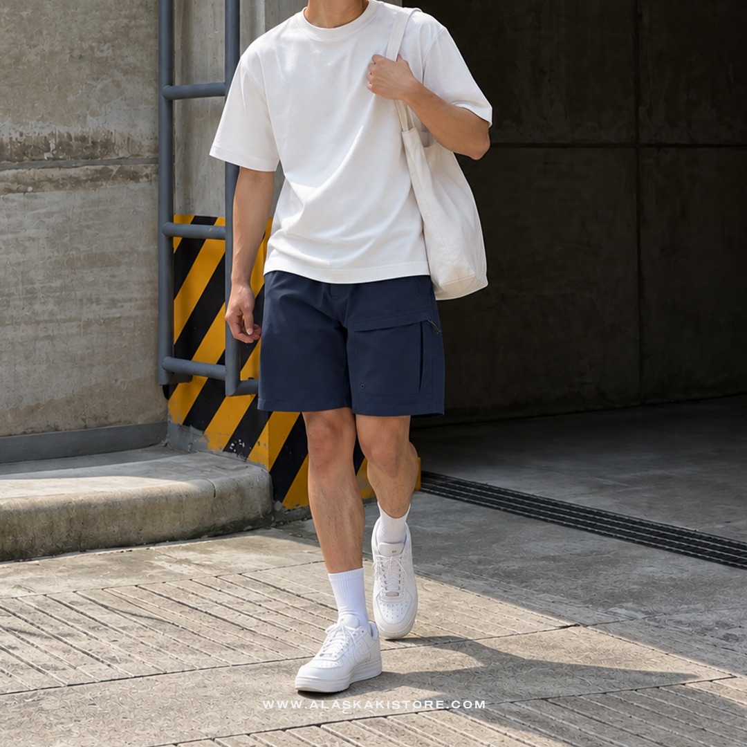 Cargo Short Pants Navy CO6008