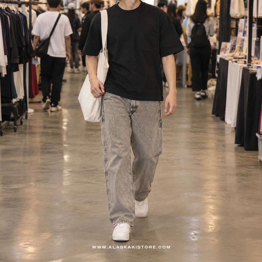 Heavyweight Oversized Tees Black CI4001