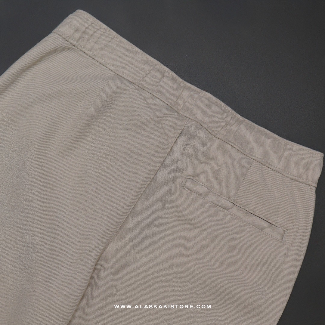 Straight Fit Linen Pants Beige ON5103