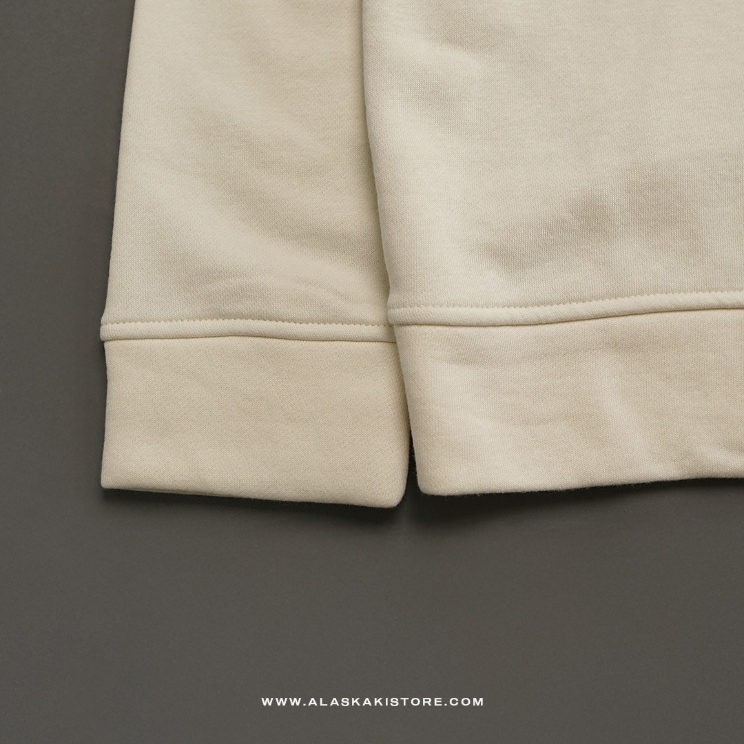 Half Zip Sweatshirt Beige NC1008