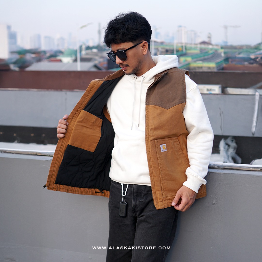 Montana Vest Jacket Brown CR1009