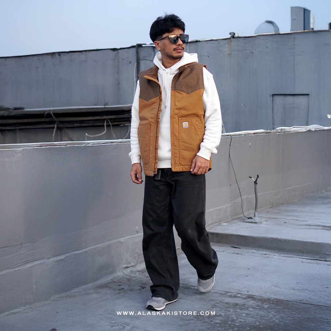 Montana Vest Jacket Brown CR1009