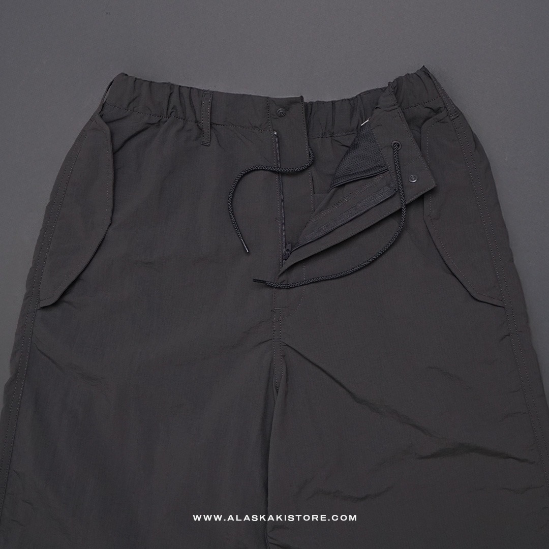 Loose Fit Parachute Pants Dark Grey GU5033