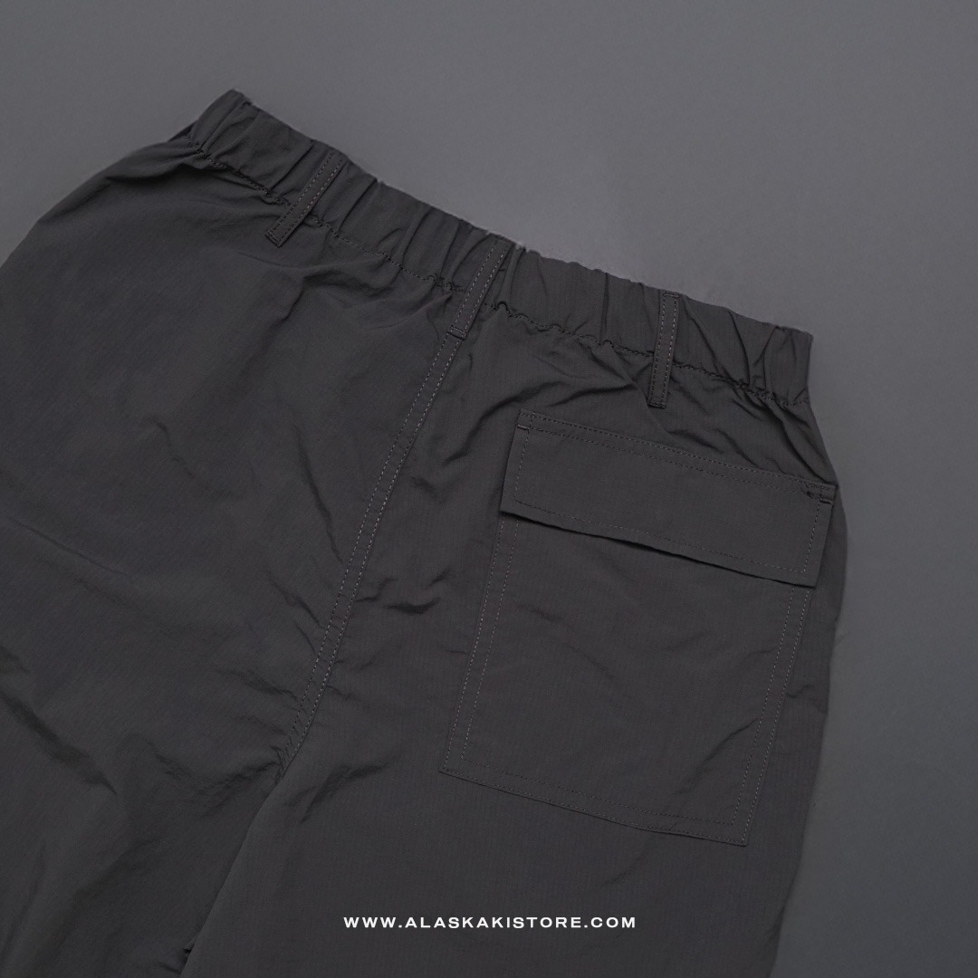 Loose Fit Parachute Pants Dark Grey GU5033