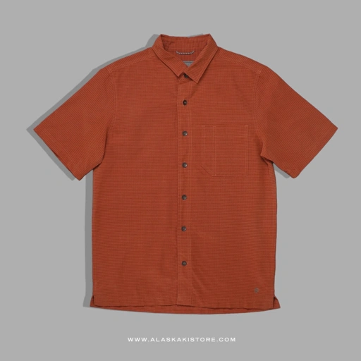 Image of Pucker Dry Short Sleeve Shirt Terracotta RR2008