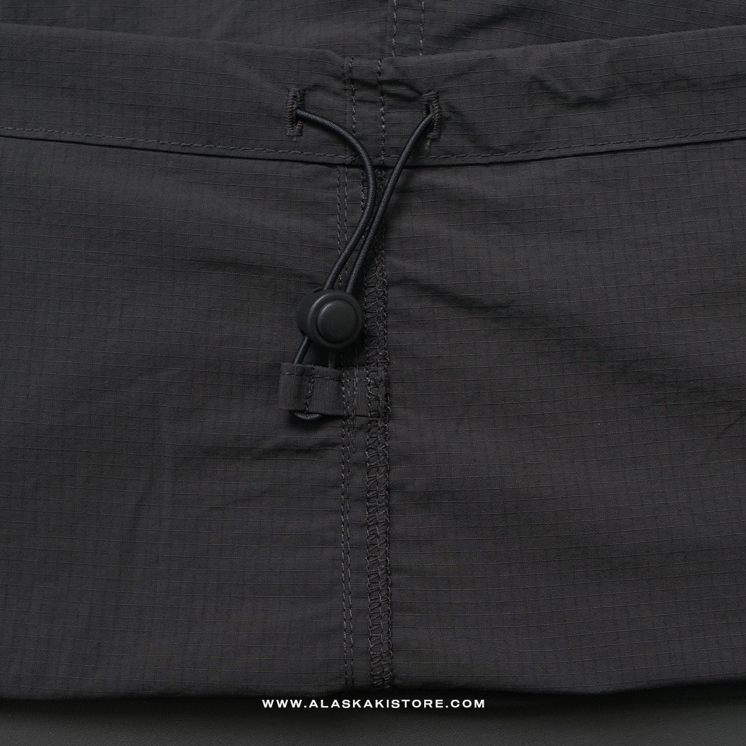 Loose Fit Parachute Pants Dark Grey GU5033