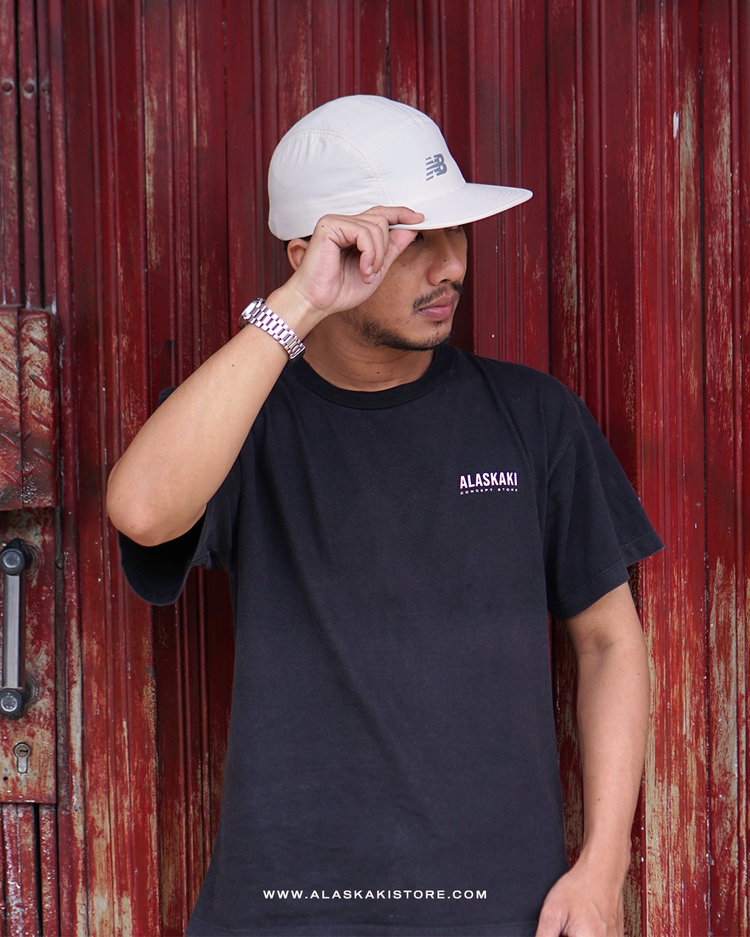 5 Panel Perf Hat White NB9002