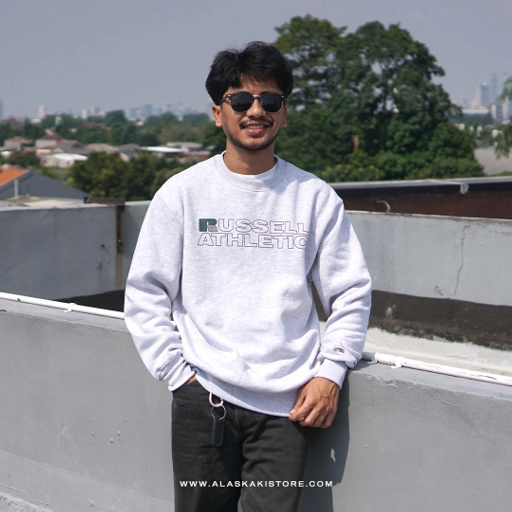 Image of Crewneck Sweatshirt Light Grey RS7005