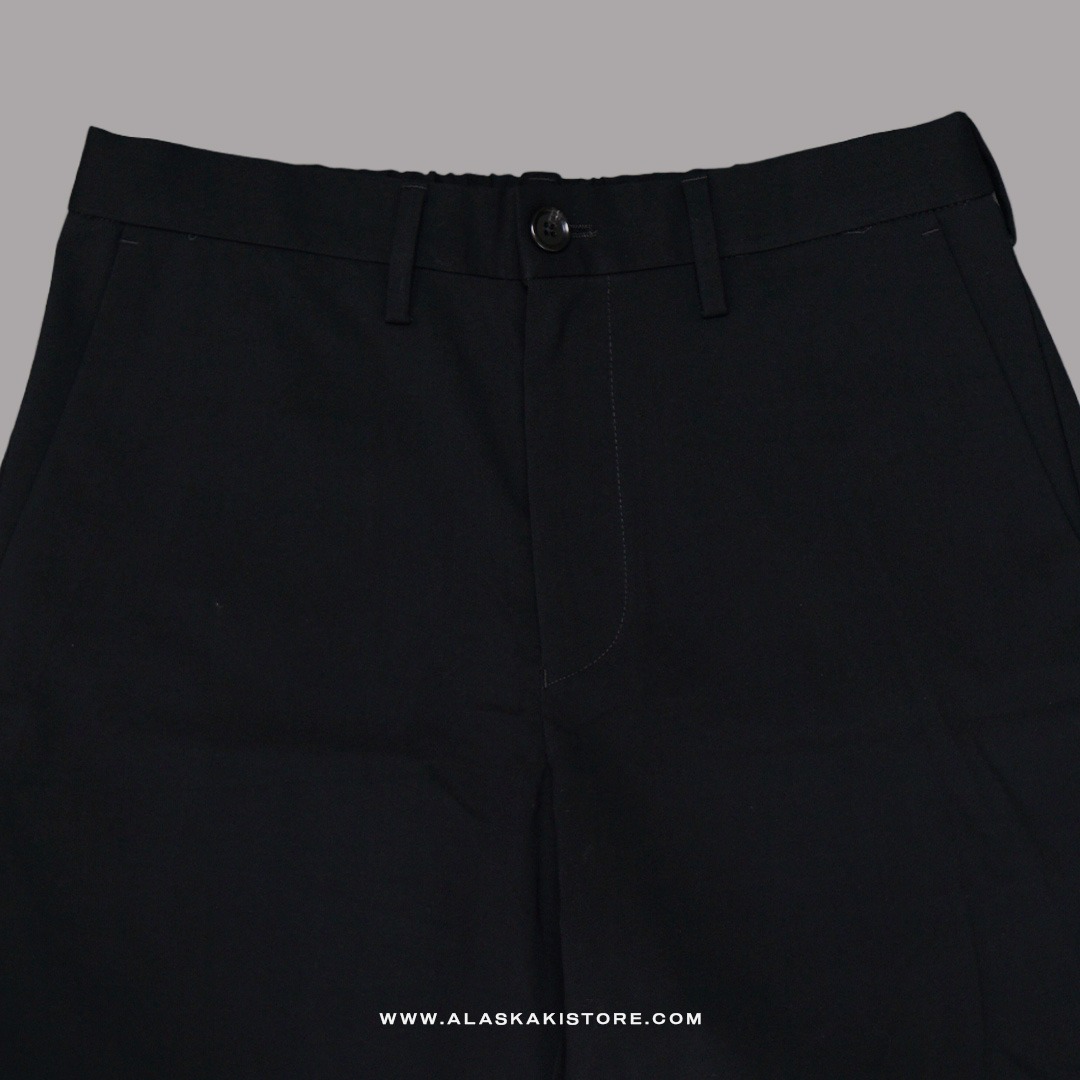 Stretch Easy Ankle Pants Black GU5029