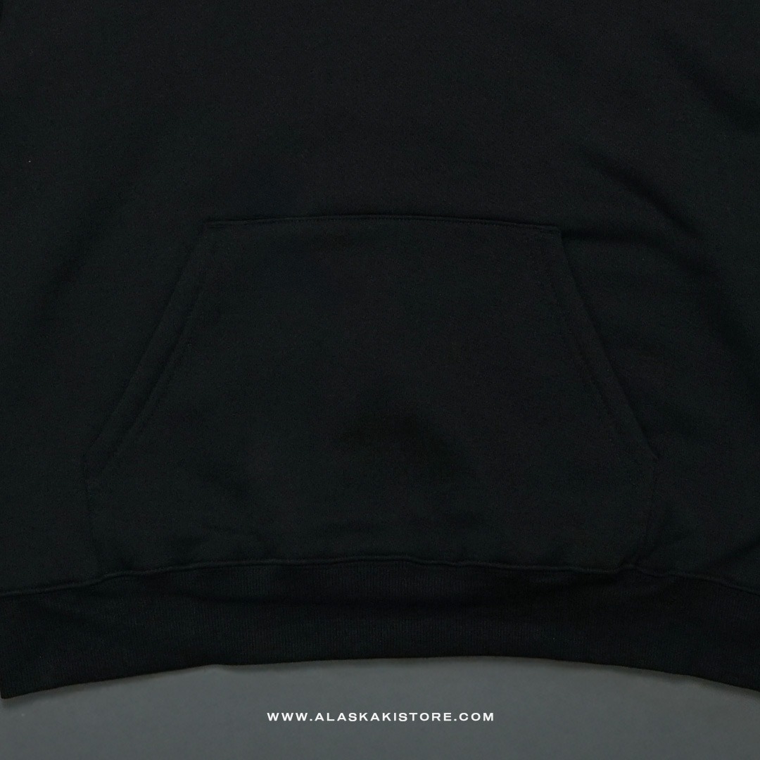 Loose Fit Pullover Hoodie Black HM1127
