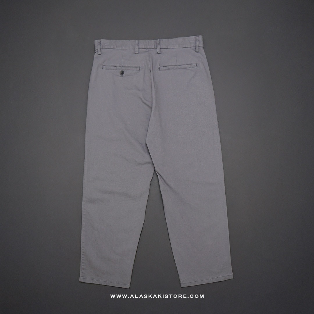 Baggy Fit Chino Pants Grey ON5106
