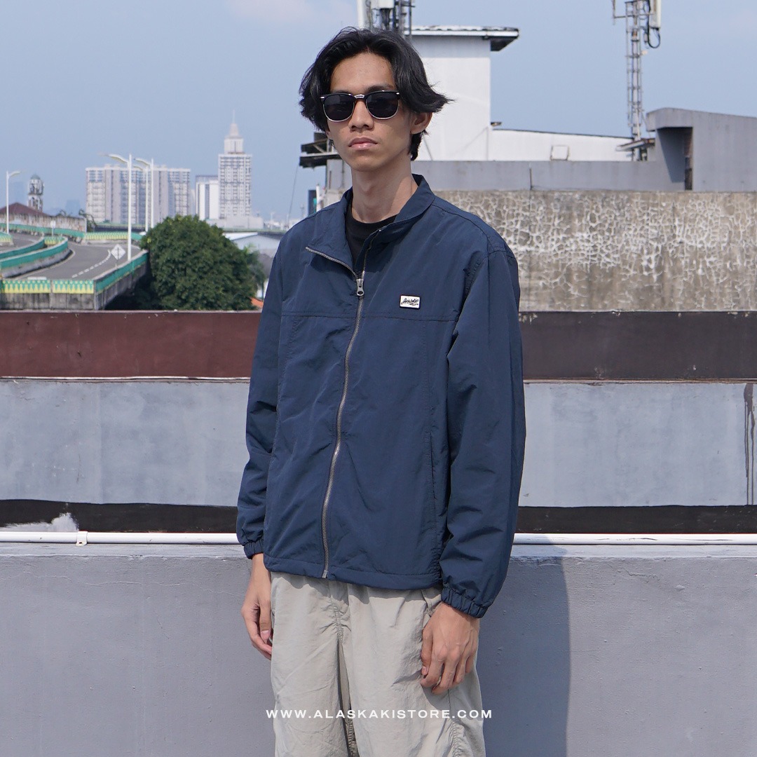 Harrington Nylon Jacket Navy TT1017
