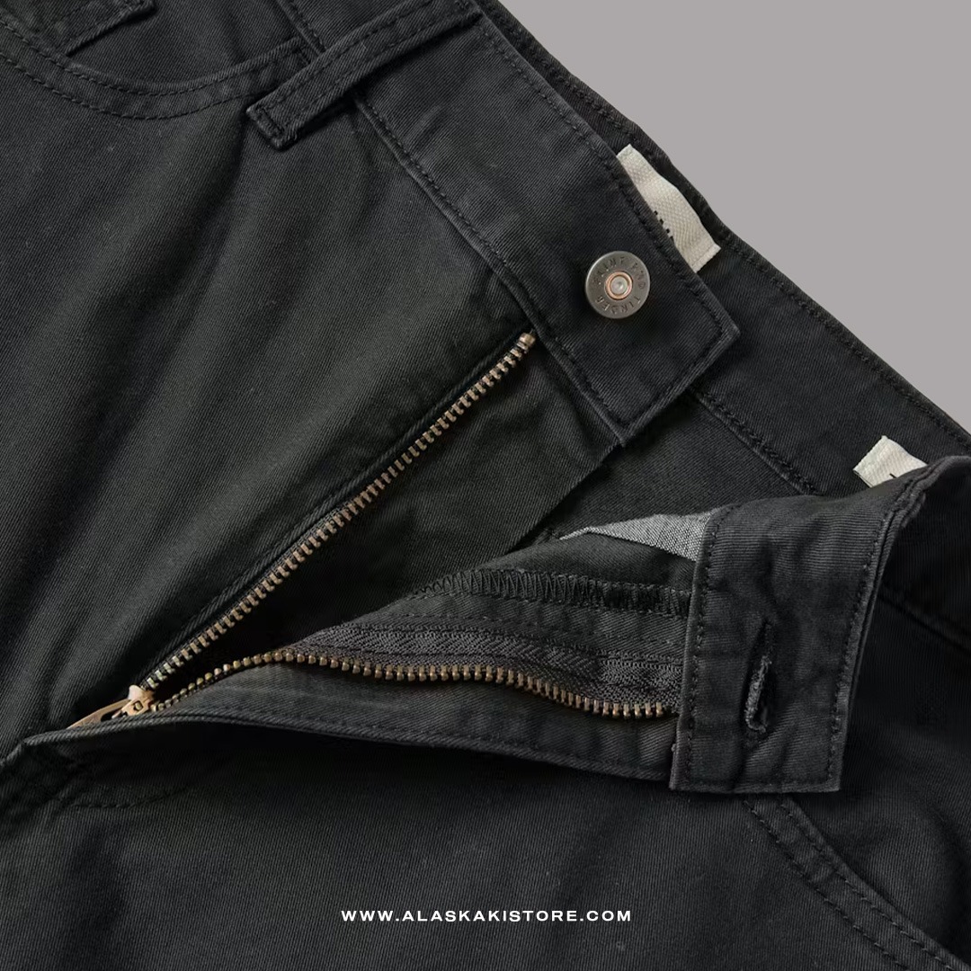 Twill Pants Slim Fit Dark Grey FT5023
