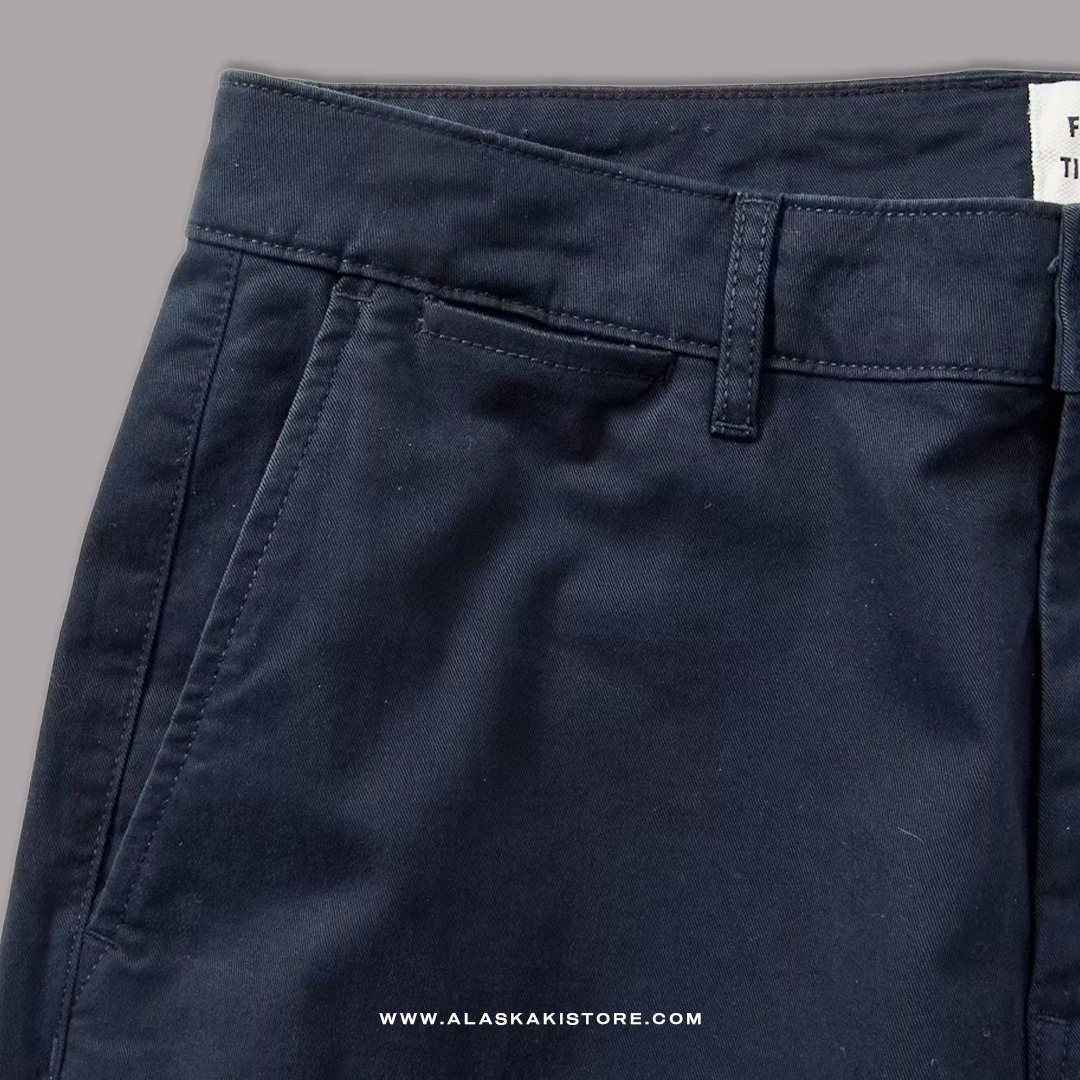 Slim Fit Chino Pants Navy FT5036