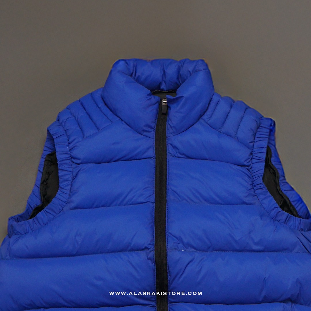 Puffer Vest Jacket Blue BS1007