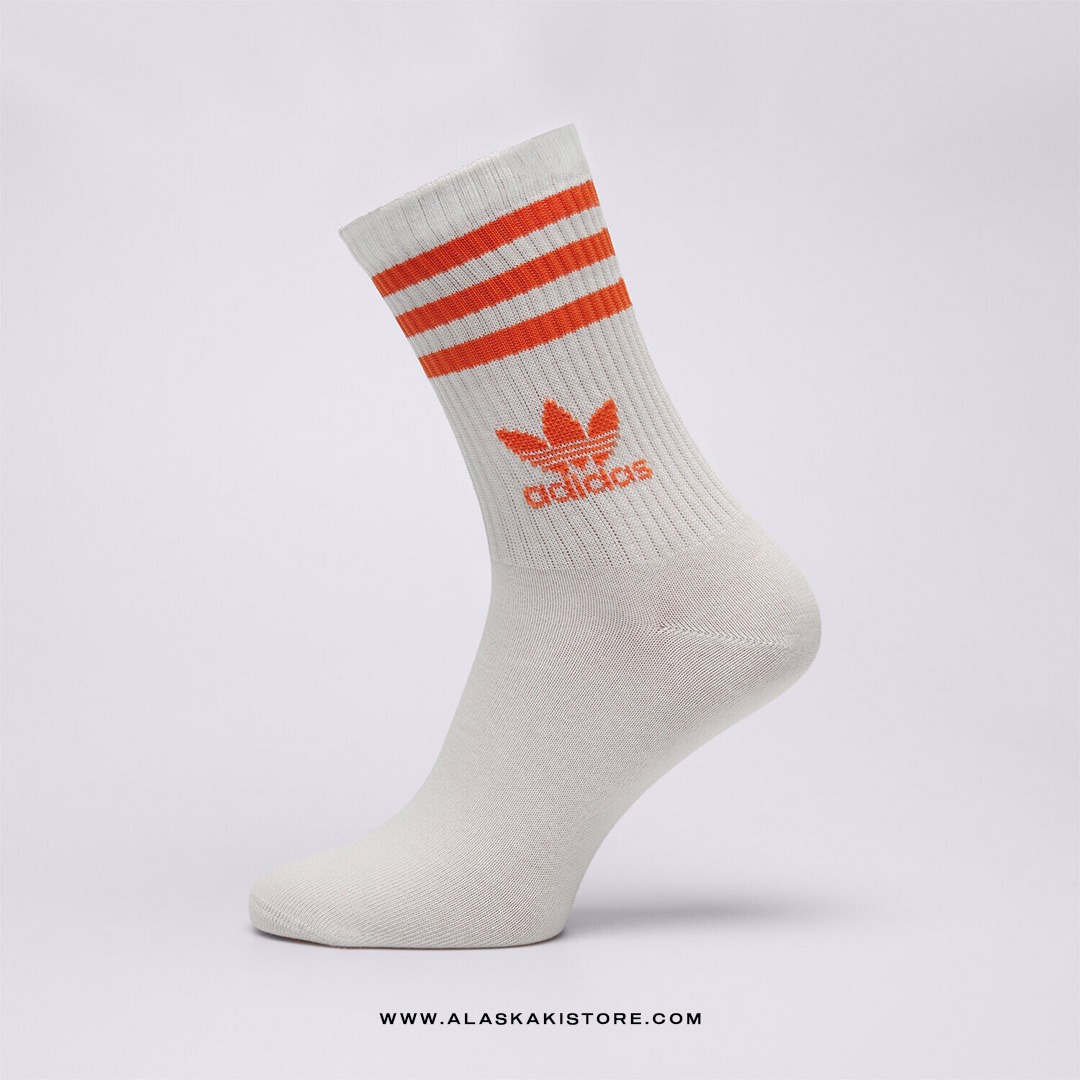Stripes Crew Socks Orange Stripe AD9008