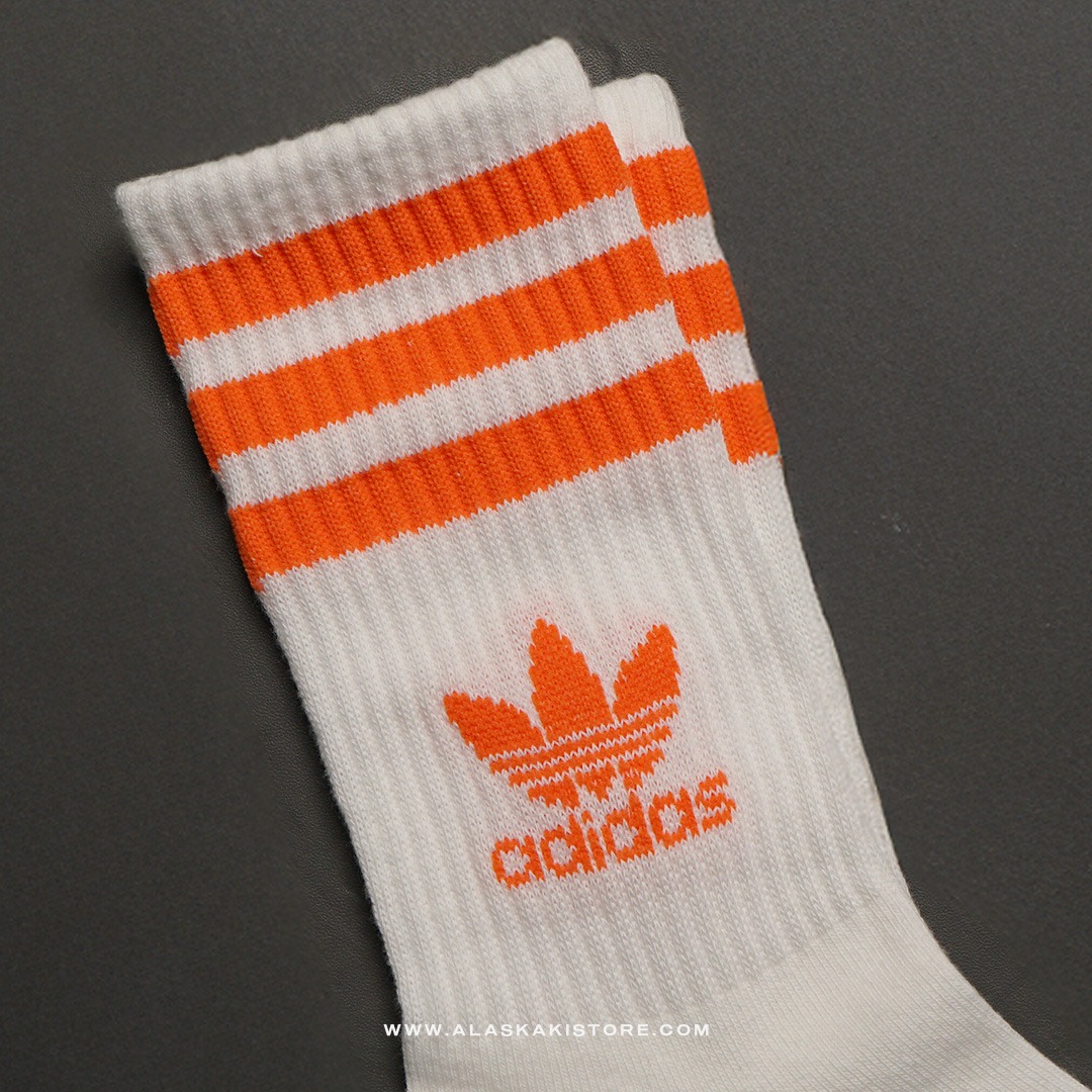 Stripes Crew Socks Orange Stripe AD9008