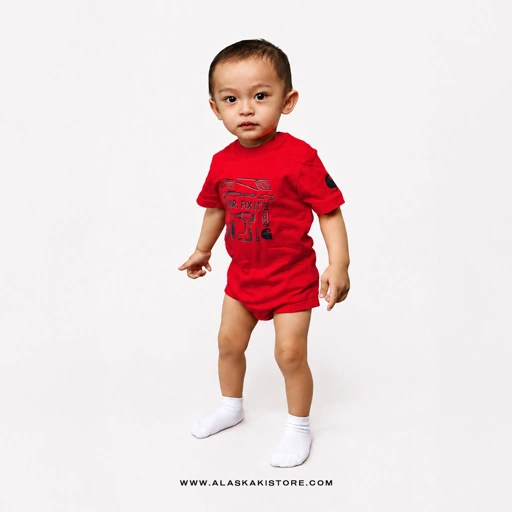 Image of Bodysuits Baby Jumper Red CR4007