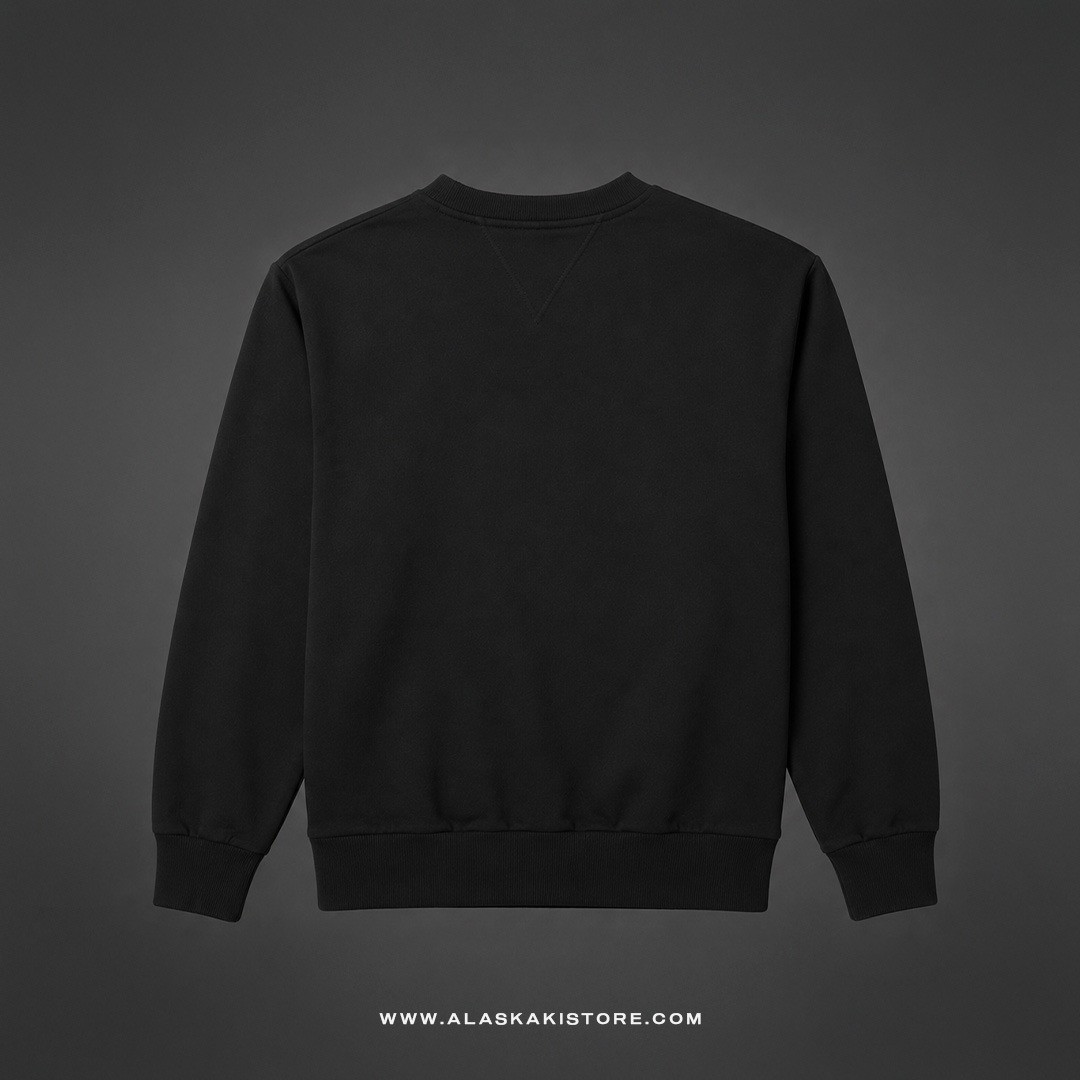 Crewneck Sweatshirt Black PM7001