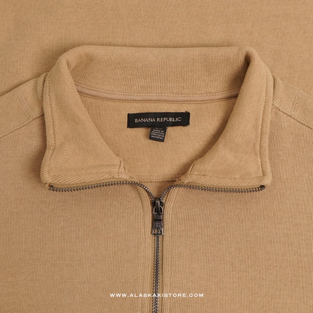 Half Zip Sweatshirt Khaki BR7003