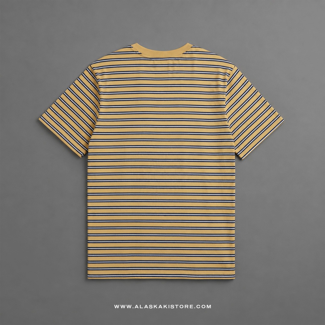 Stripe T-shirt Yellow White GF4045