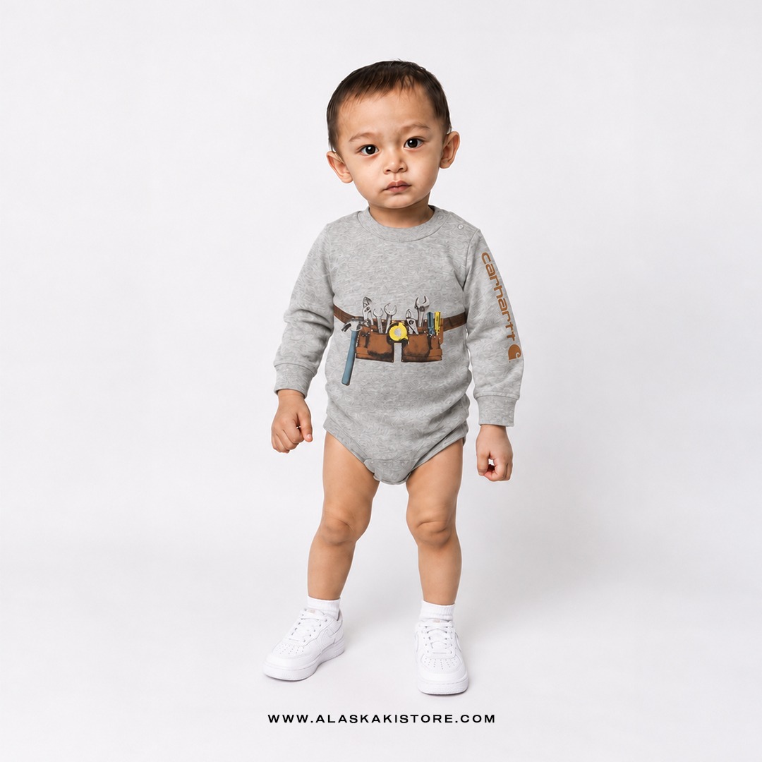 Longsleeve  Baby Jumper Grey CR4017