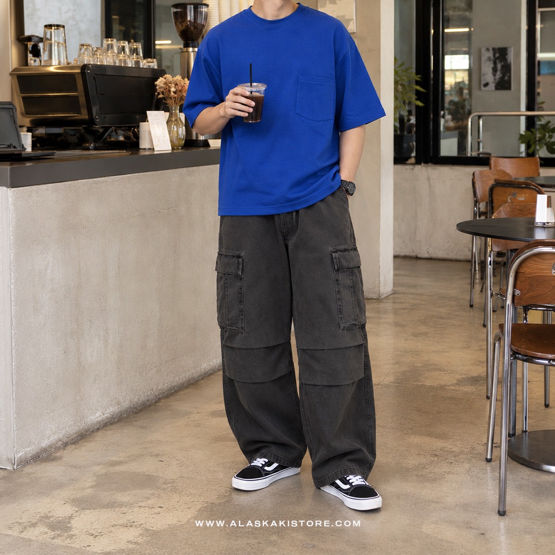 Heavyweight Oversized Tees Blue CI4057