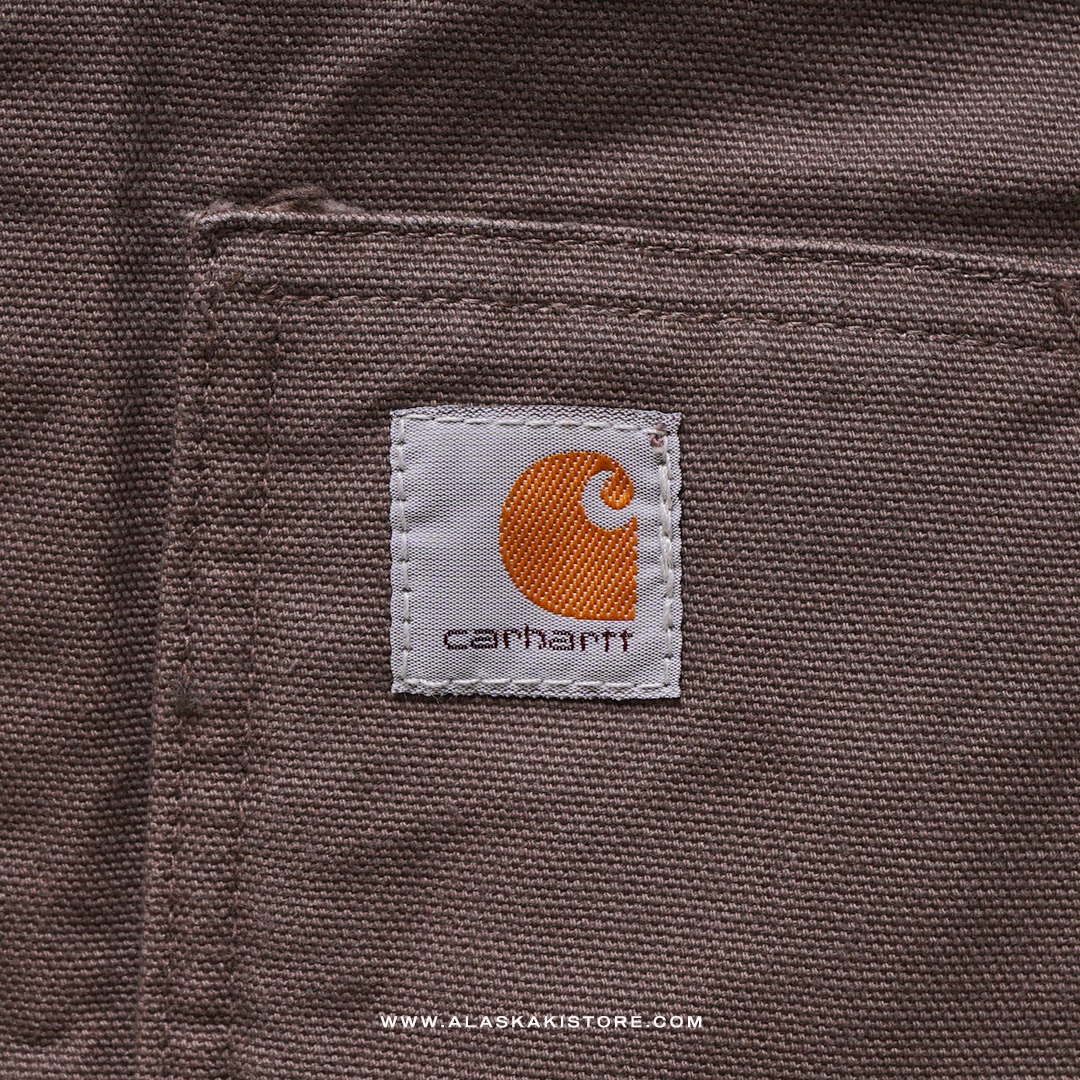 Unisex Canvas Sherpa Vest Jacket Grey CR1010