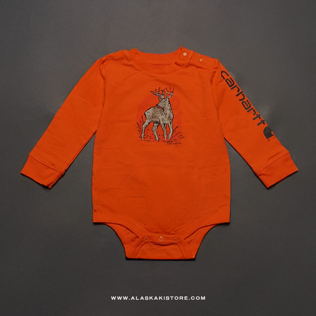 Bodysuits Baby Jumper LS Orange CR4005