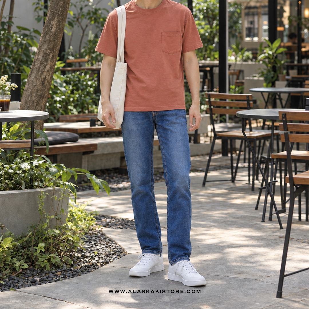 Pocket Tees Peach GA4078