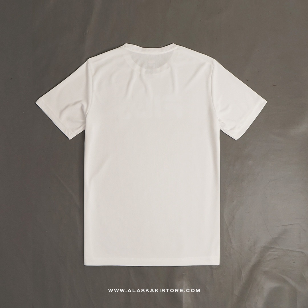 Quickdry Tshirt White Logo Green FL4010