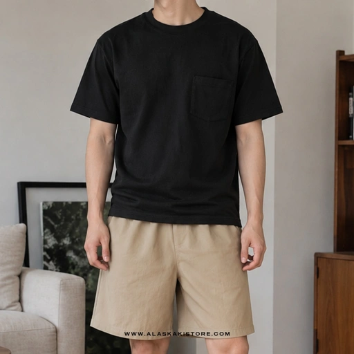 Pocket Tees Black GA4073