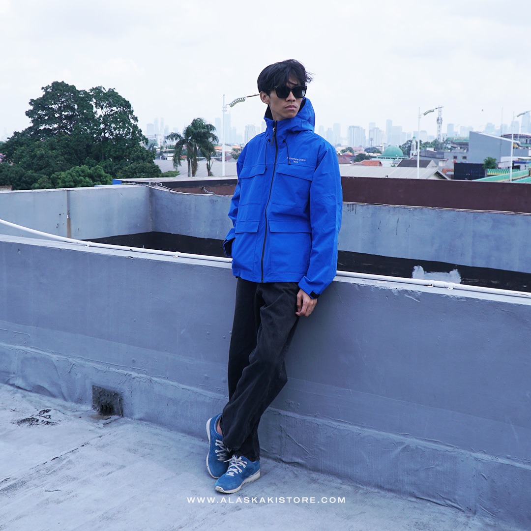 Windbreaker Jacket Blue PF1001