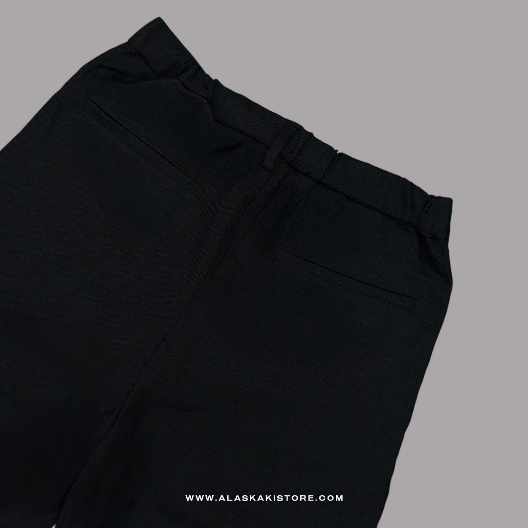 Wide Loose Pants Black GU5027