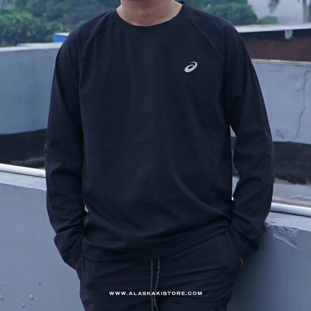 Long Sleeve Running Shirt Black AS4004