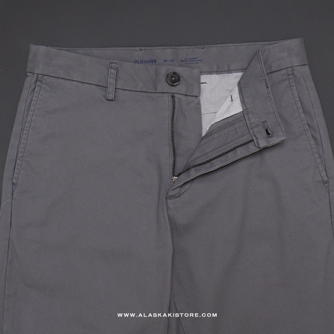 Straight Fit Chino Pants Grey ON5107